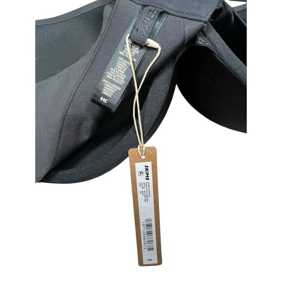 Skims NWT Ultimate Push-Up Plunge Bra Black 44C Seamless Lifting Teardrop Cups - Picture 5 of 7